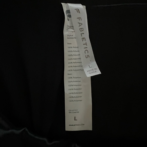 Fabletics Vegan Leather high waisted mini skirt - Picture 5 of 6